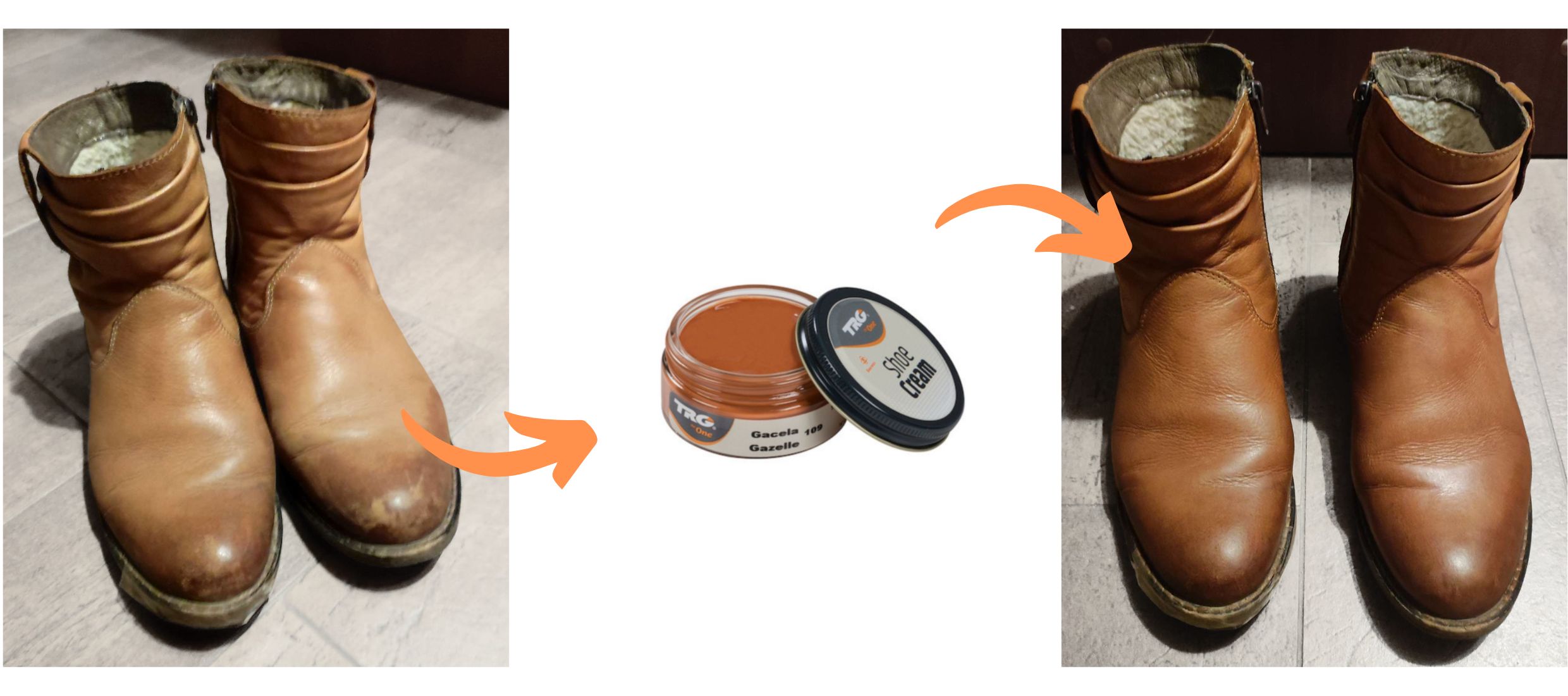 Kožené zimní boty téměř jako nové díky Shoe Cream 109 Gazelle